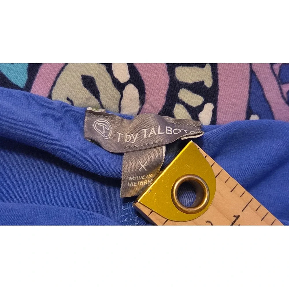 T By Talbots Paisley Print Everyday Yoga Skort Women's Size X (1X) Multicolor